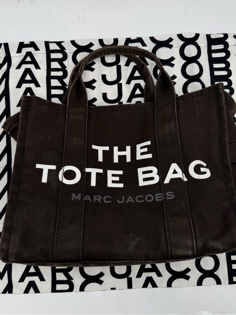 Marc Jacobs  Canvas 'The Tote Bag' Messenger Tote